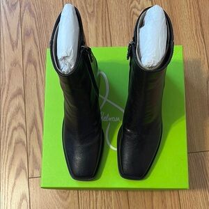 Sam Edelman Black Leather Ankle Boots